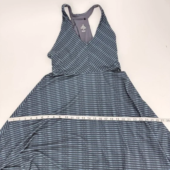 PrAna Womens Athleisure Boho Handkerchief Hem Midi Dress Racerback Size M Summer - Picture 7 of 10